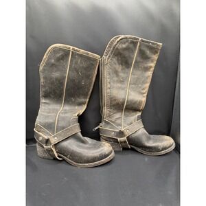 Corral circle G Harness Boots Brown Zipper Women's 7 Made In Mexico NWOB